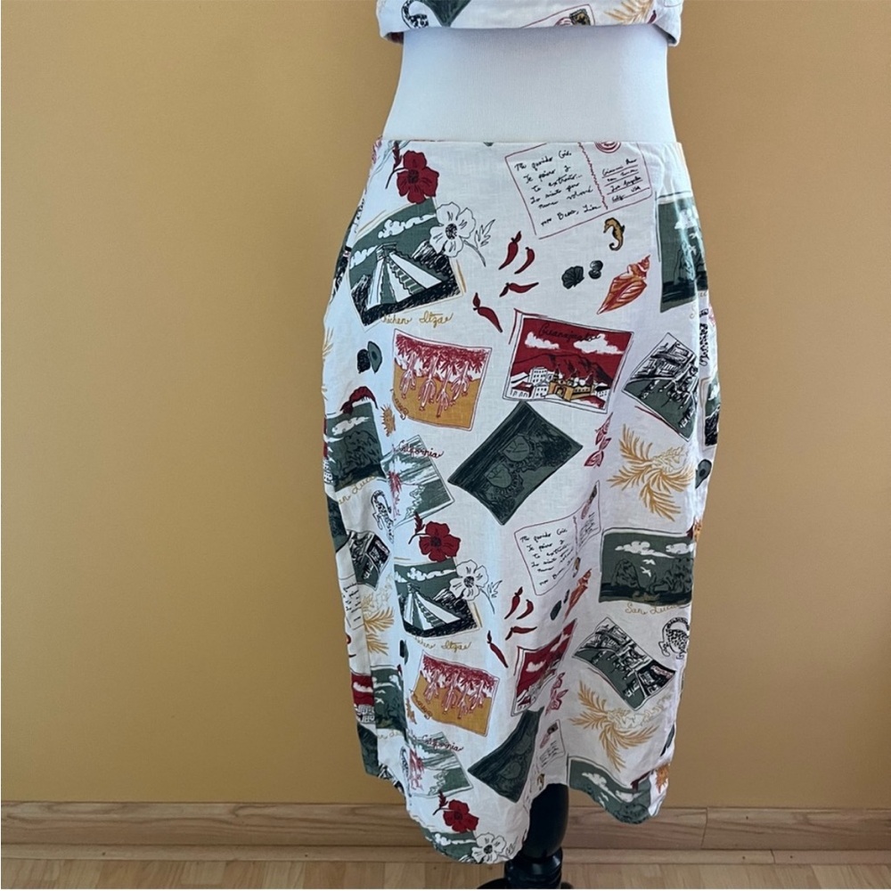 Reformation Primo Vacaciones Two Piece Linen Set - Picture 9 of 12